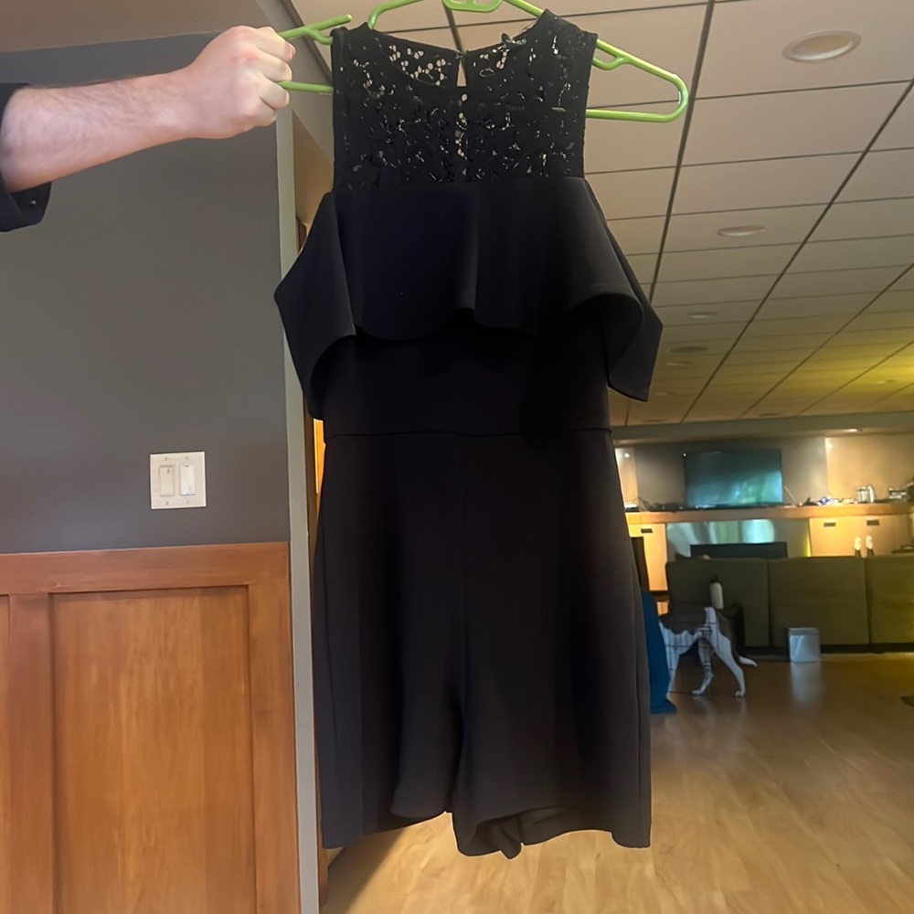 Black Office Romper